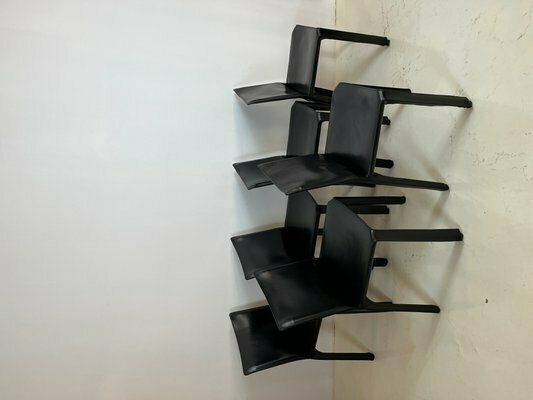 Cab 412 Chairs Attributed To Mario Bellini For Cassina, Set Of 6