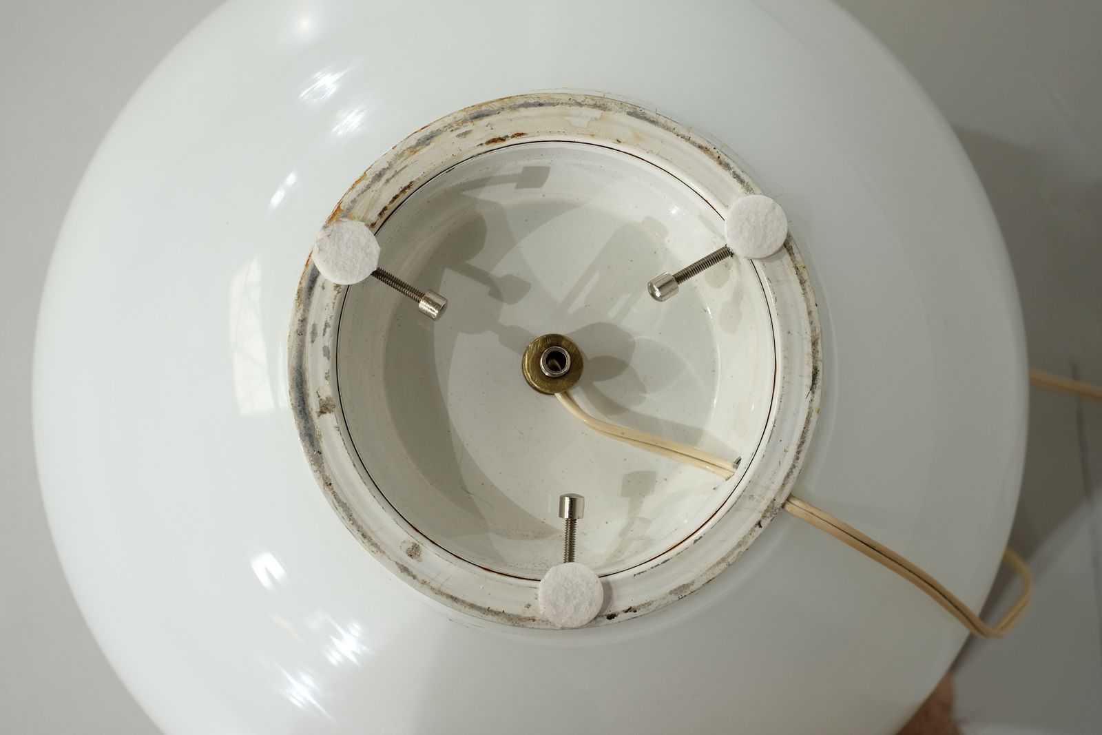 Lamp In Glass By Carlo Nason For Mazzega, Italy 1970s. photo vinterior