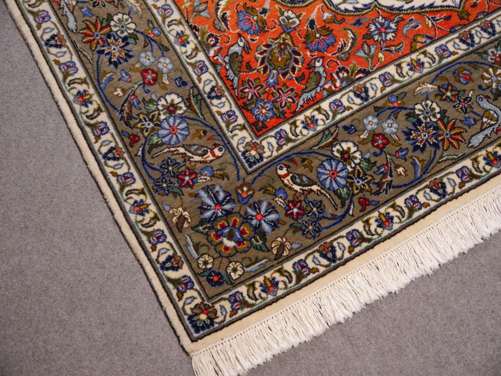 Fine Oriental Beige Rug 7.2 X 4.7 Ft / 218 X 144 Cm photo furniture