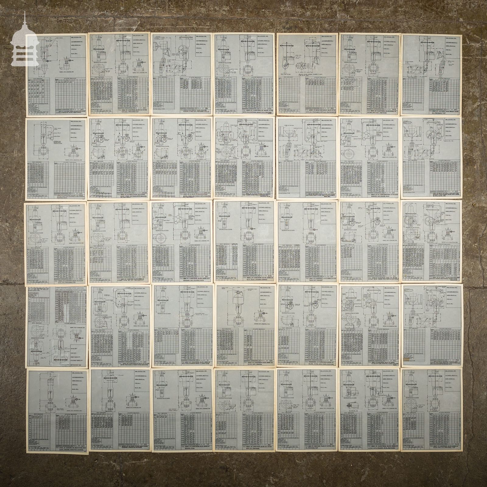 140 Pages Of Vintage Industrial Drawings Plans Schematics photo Art