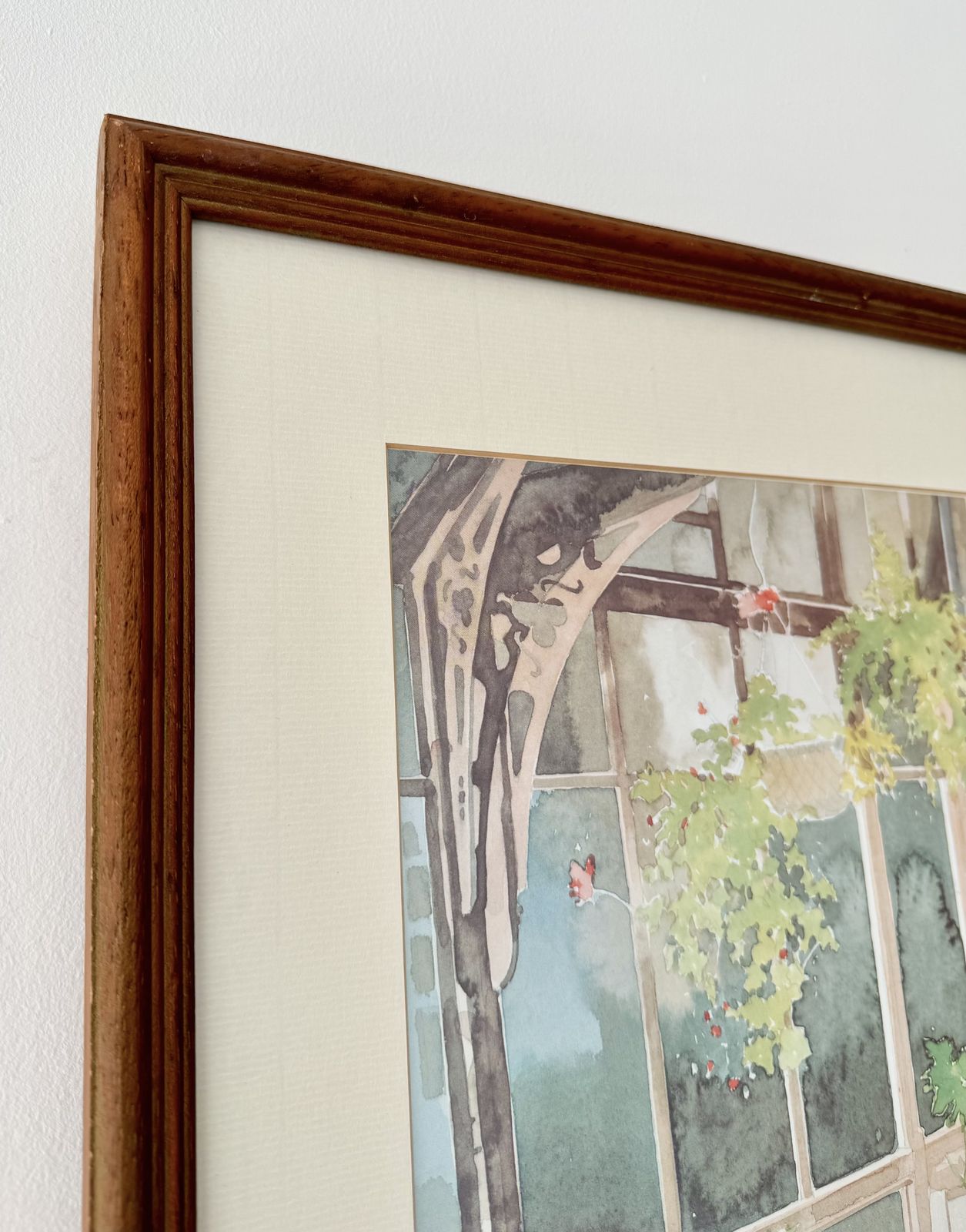 photo furniture Pair Of Vintage Garden Conservatory Prints By Richard Akerman