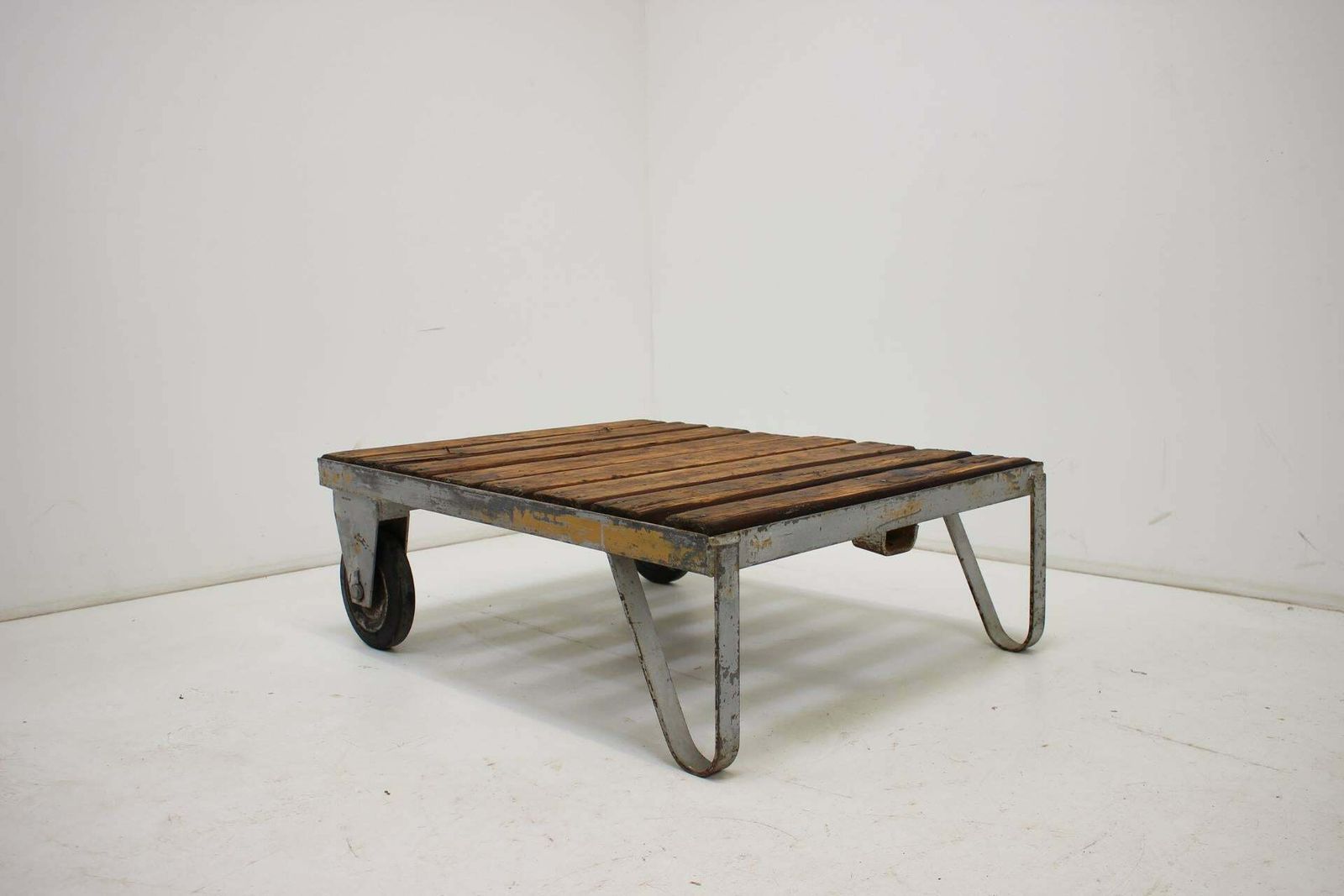 Vintage Industrial Cart, 1950's, Czechoslovakia photo furniture