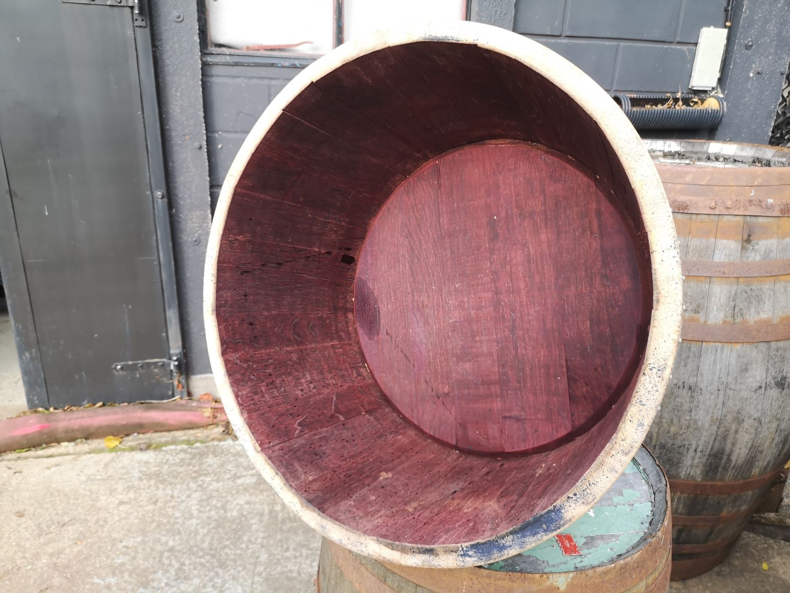 photo buy Shop, Pub/ Bar, Barrel Display. Fire Log Barrel