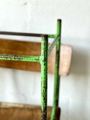 photo furniture Industrial School Chairs, 1960s, Set Of 4