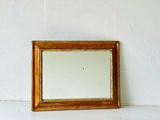 Vintage Spiegel Met Beukenhouten Lijst photo furniture