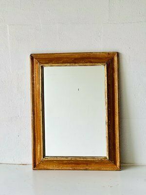 Woonaccessoires Vintage Spiegel Met Beukenhouten Lijst photo