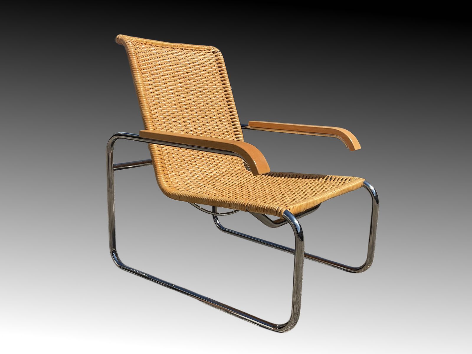 Bauhaus Design Armchair, Model B35, Designed By Marcel Breuer For Thonet 1929