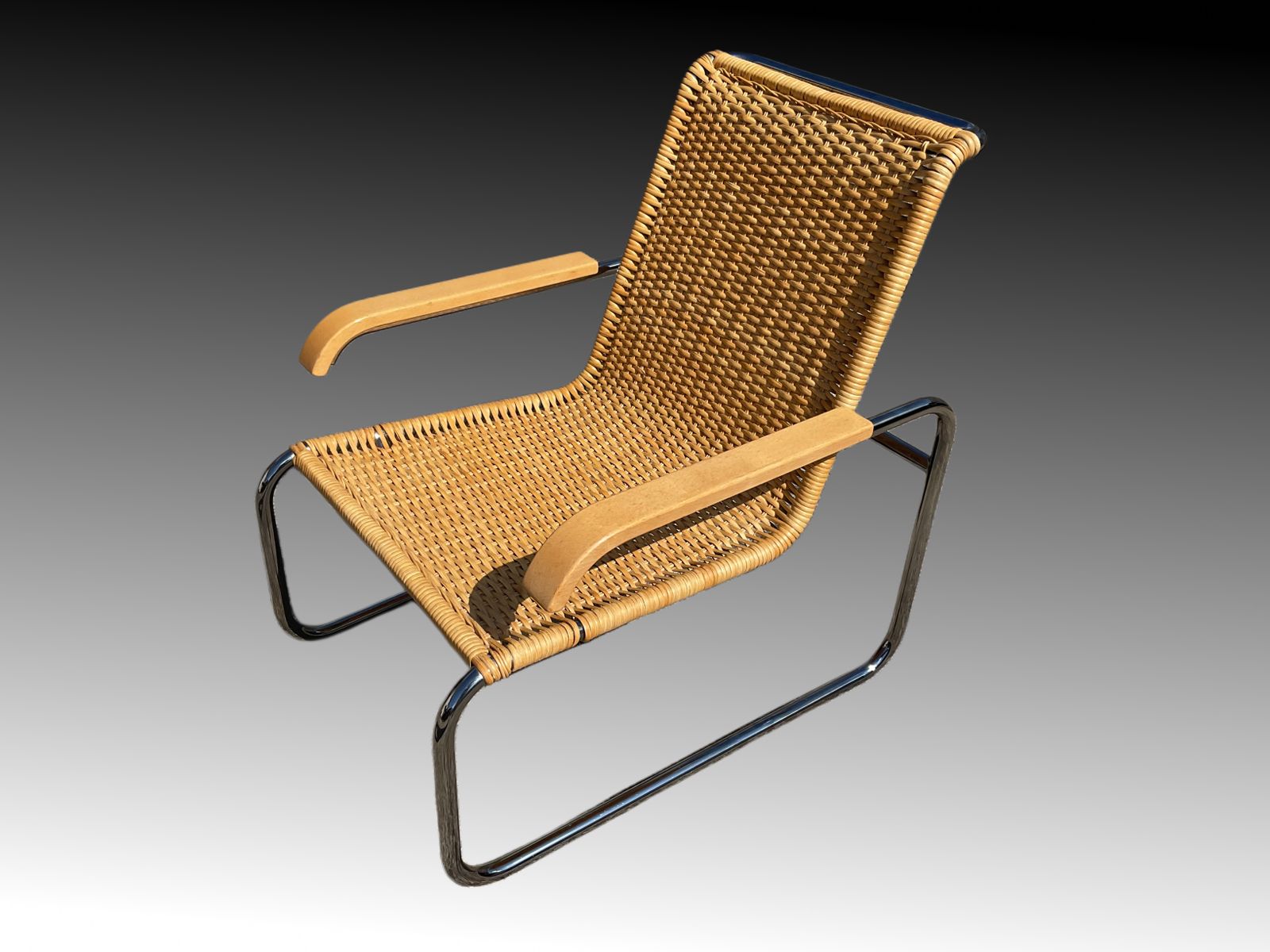 Bauhaus Design Armchair, Model B35, Designed By Marcel Breuer For Thonet 1929 photo Furniture