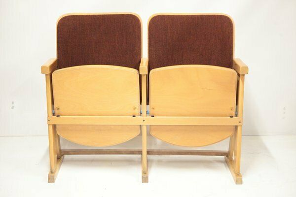 Mid Century Bioscoopbank Van Ton, Jaren 1970 photo vinterior