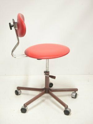 Mid Century Verstelbare Draaistoel, Voormalig Tsjecho Slowakije, Jaren 1970