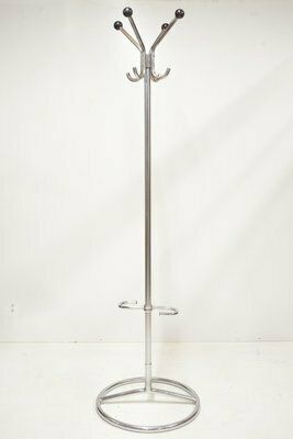Bauhaus Style Chrome Tubular Coat Rack By Hynek Gottwald, 1940s