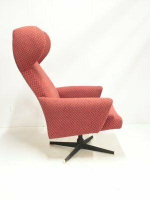 Mid Century Swivel Armchair, Former Czechoslovakia, 1960s
