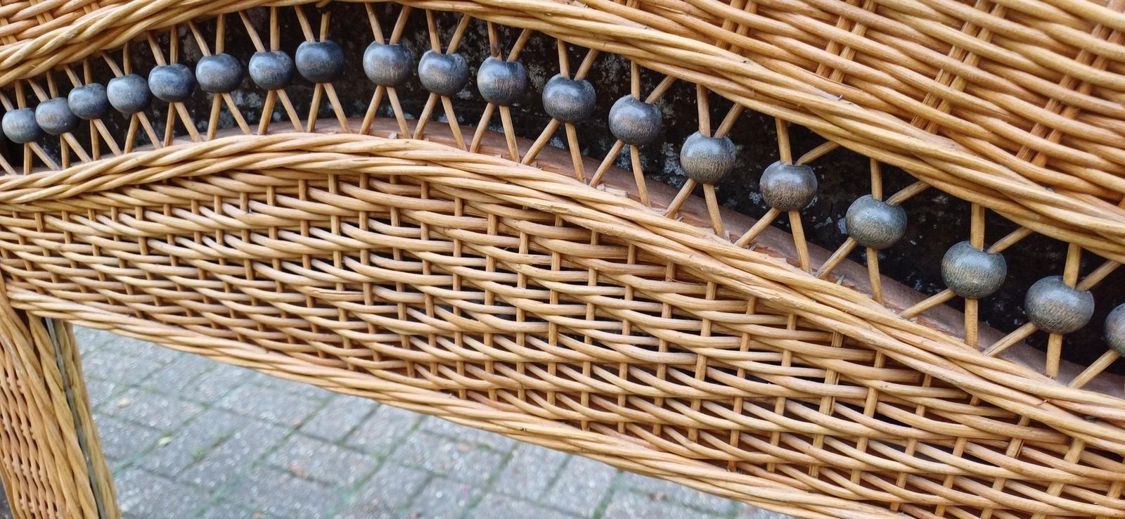 Huge Bamboo Rattan Wicker Cane Decorative Wall Mirror photo buy
