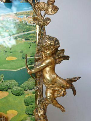 photo buy Biedermeier Picture Frames Amor In Bronze, Set Of 2