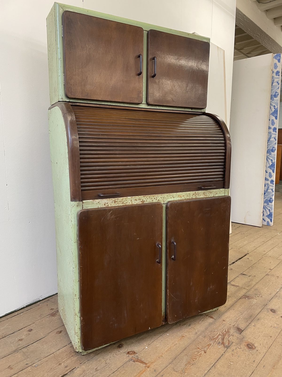 Rare Steel Metal Cabinet 1930s Deco Rare photo buy