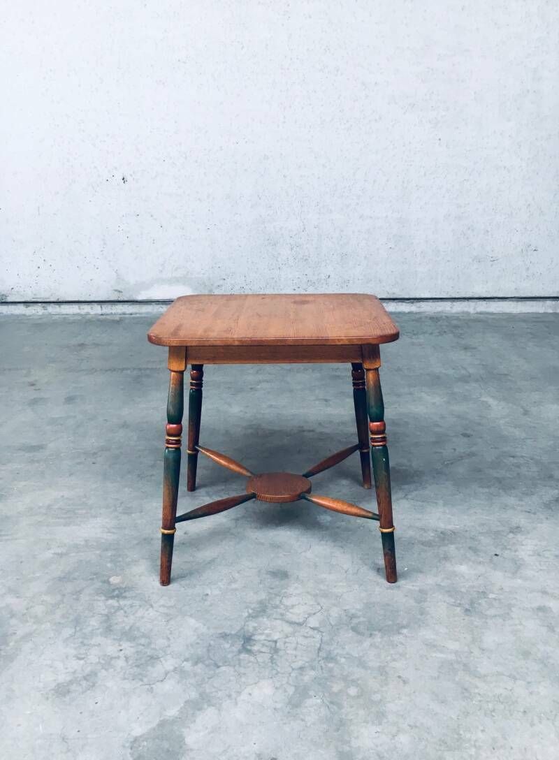 Amsterdam School Design Geschilderde Bijzettafel, Nederland Jaren 1920 photo buy