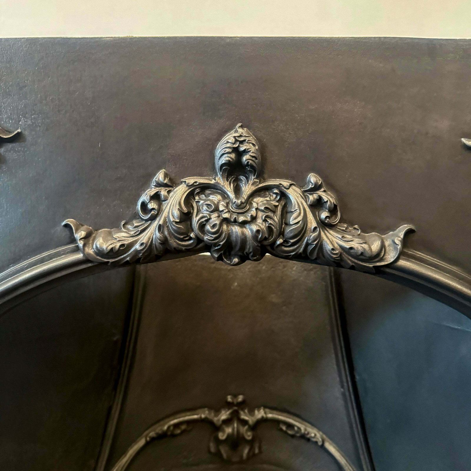 Antique Ornate Victorian Cast Iron Insert photo buy