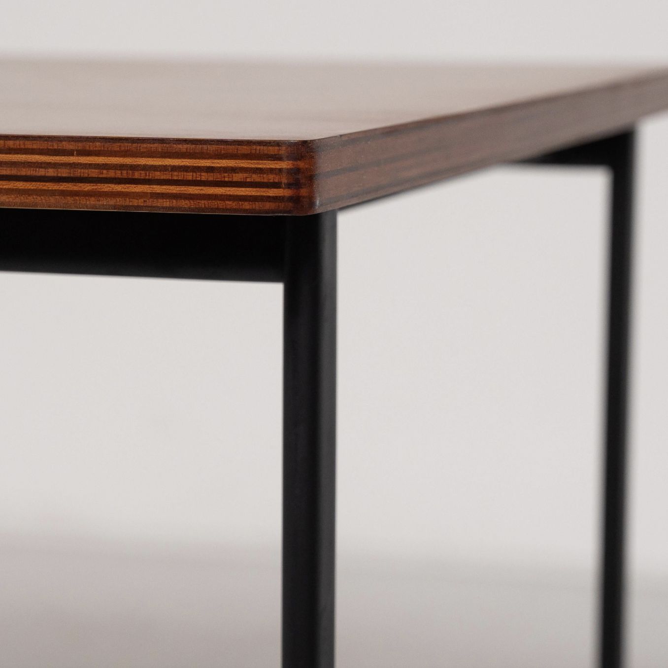 Mid Century Wooden Desk By Jules Wabbes, Belgium, 1960s photo 3050.0