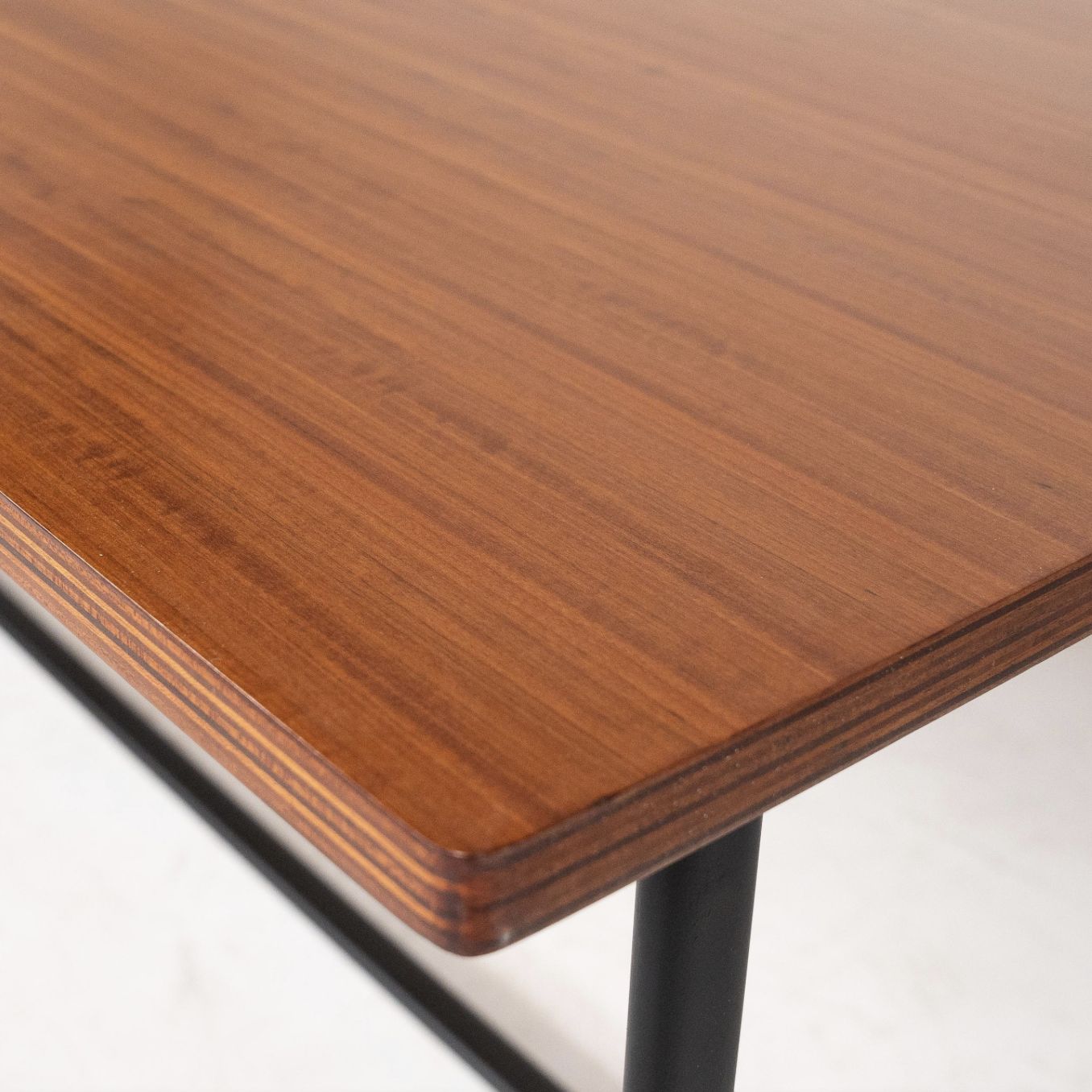 Mid Century Wooden Desk By Jules Wabbes, Belgium, 1960s photo buy