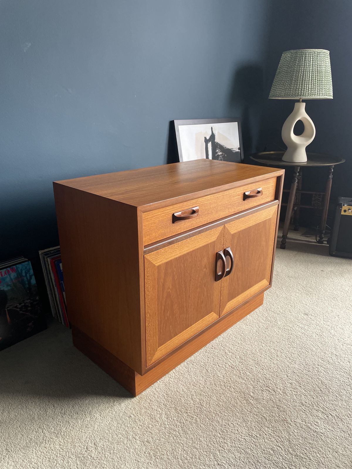 Vintage Mid Century G Plan Sierra Cabinet   Teak