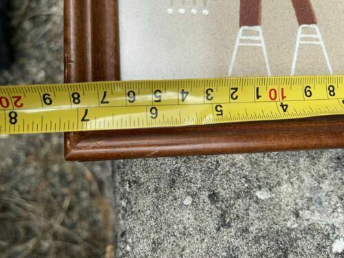 65.0 Vintage Rare Framed Native American Navajo Sand Painting Art Lightening Boy photo