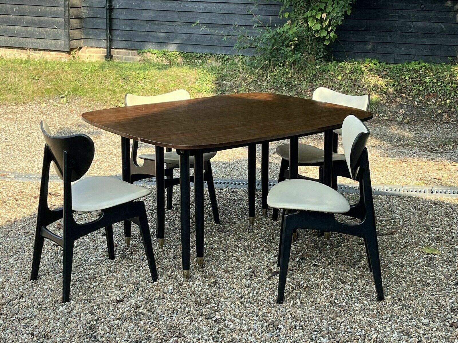 Mid Century G Plan Extending Dining Table & 4 Chairs photo Furniture