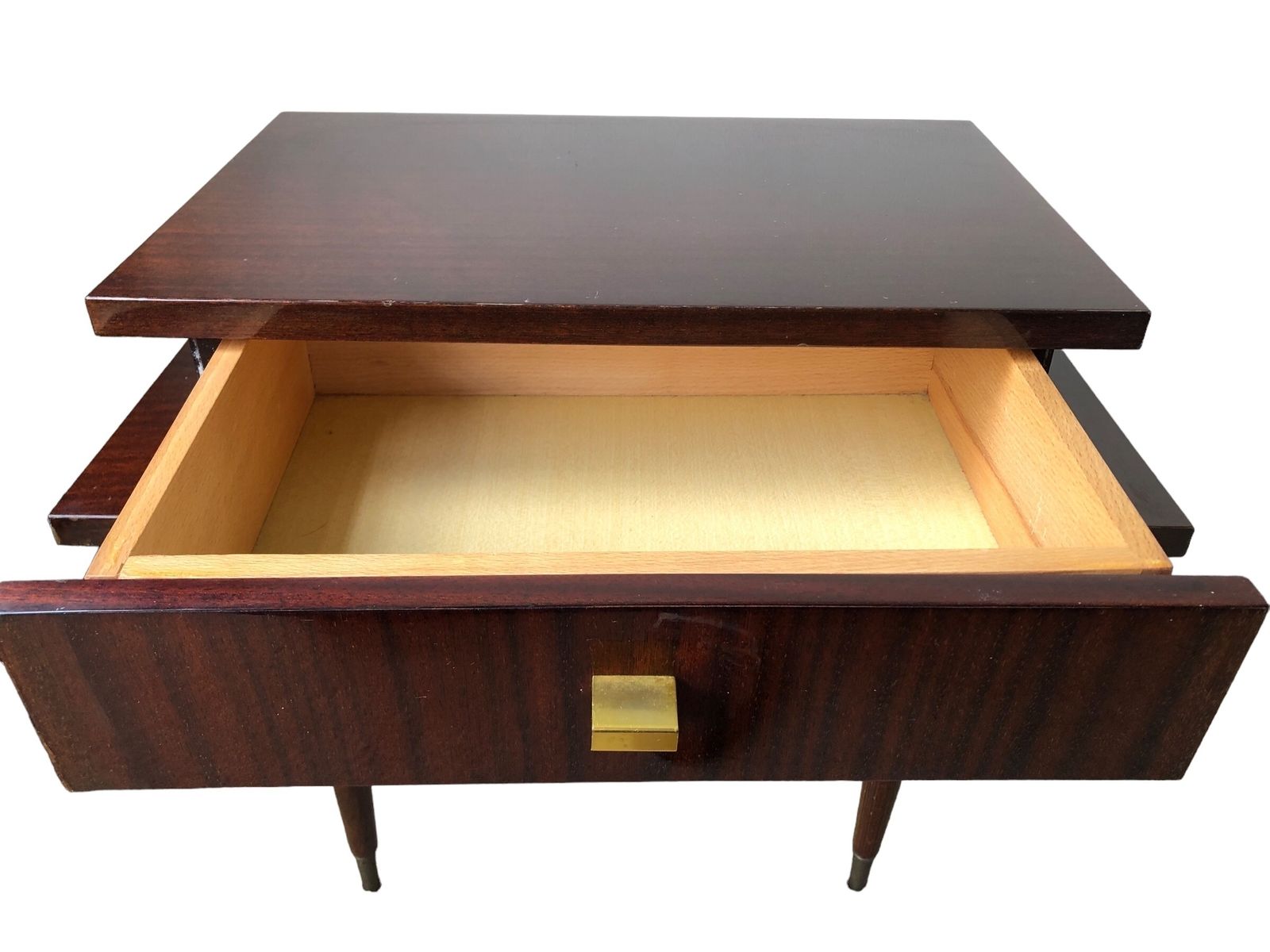 French Macassar Ebony Mid Century Table photo furniture