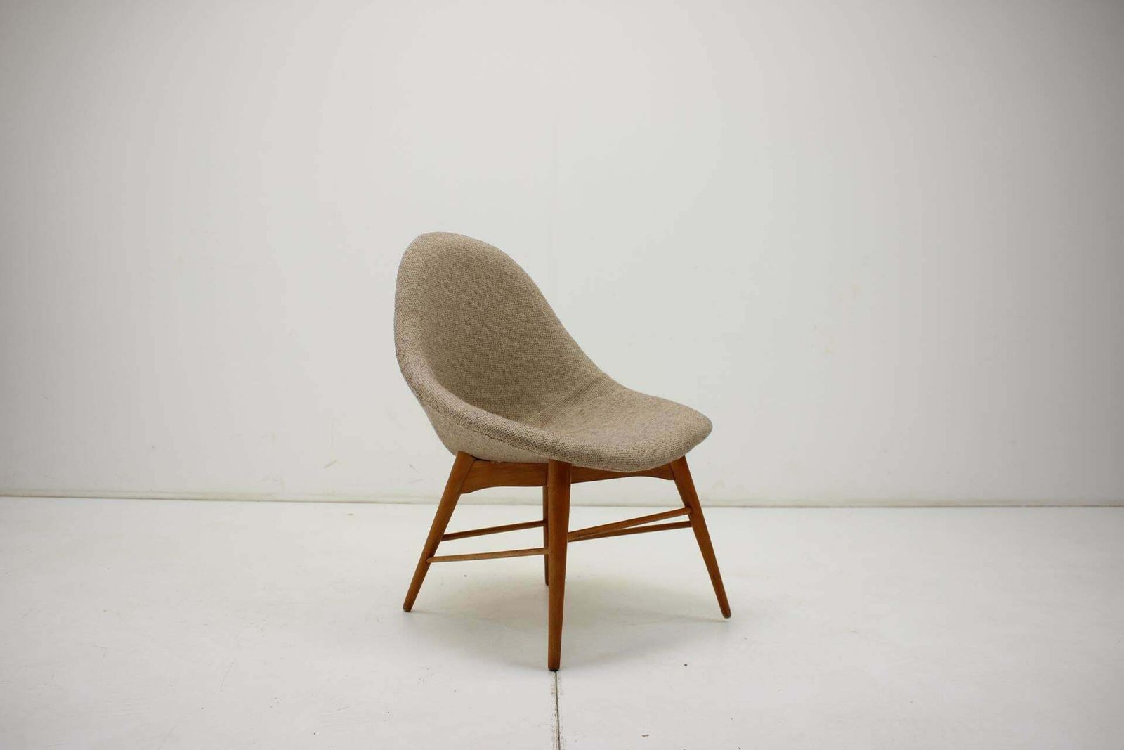 1960s Miroslav Navratil Shell Lounge Chair, Czechoslovakia photo buy