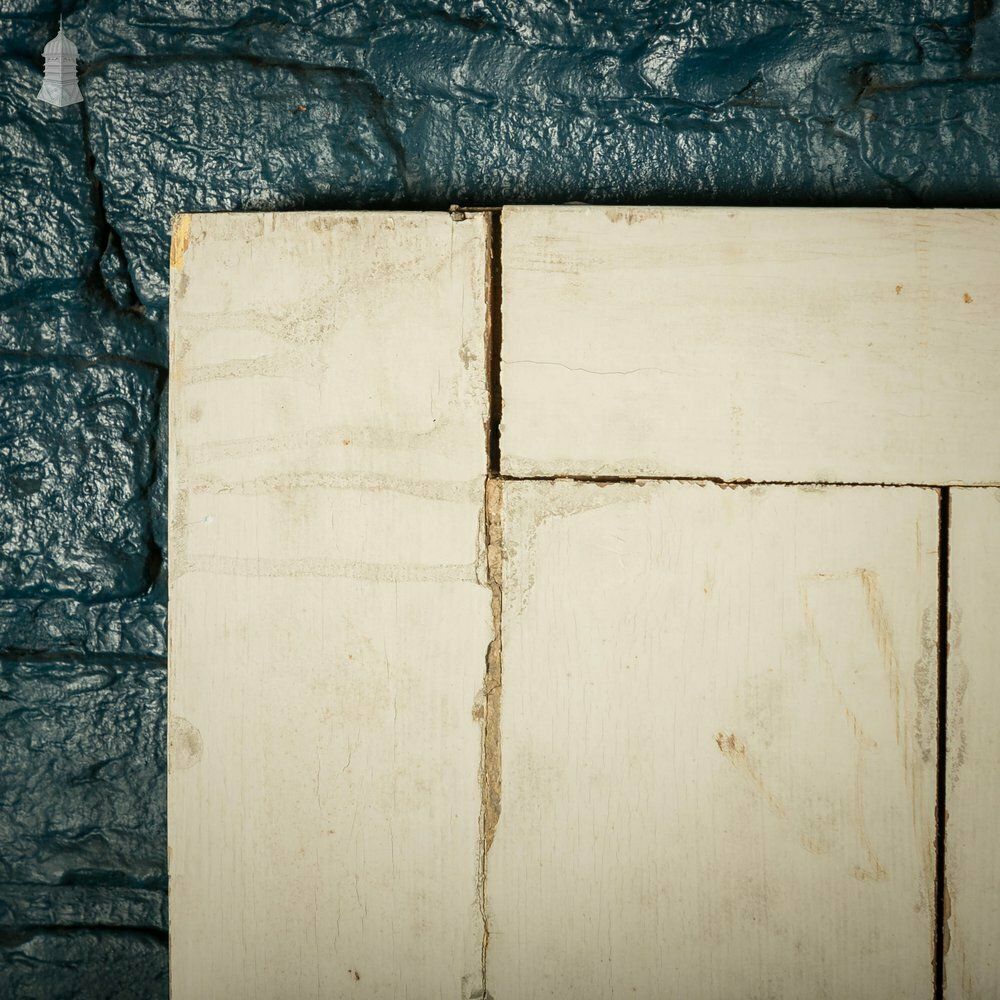 Pine Cupboard Doors, White Painted 2 Moulded Pannels photo vinterior