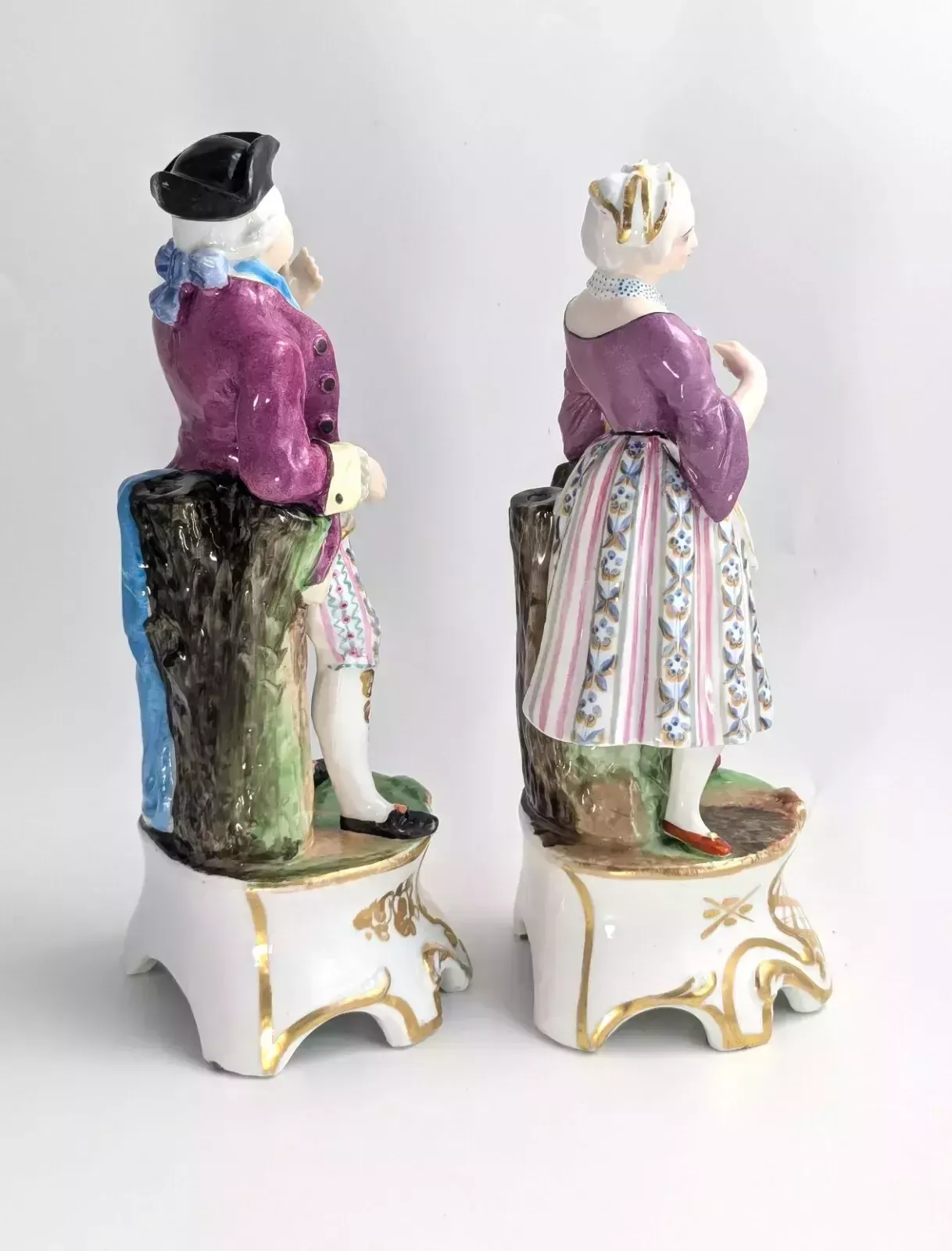 Pair Of Porcelain Figurines Attributed To Jacob Petit Style, C. Mid 19th Century photo 400.0
