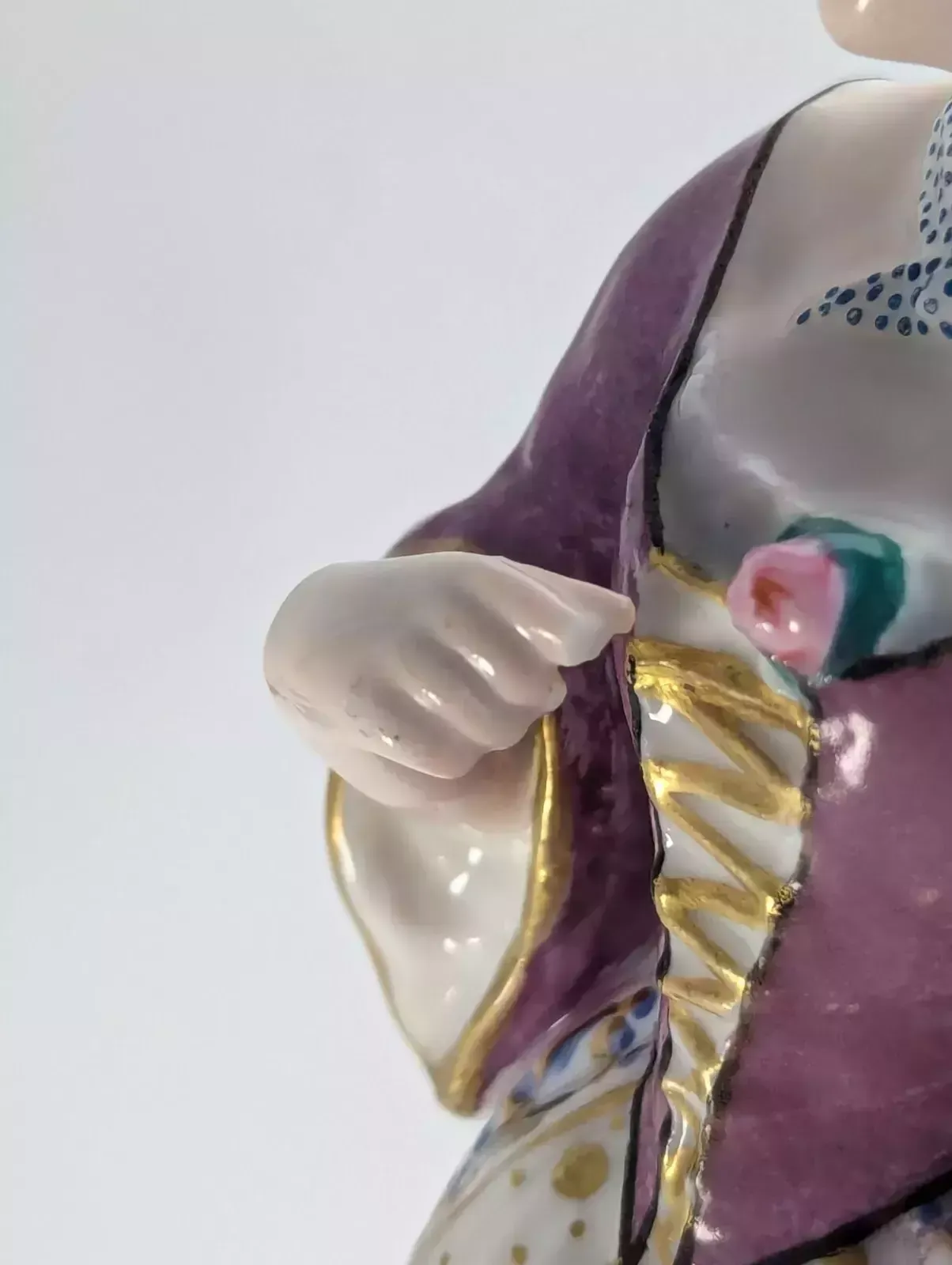 photo for sale Pair Of Porcelain Figurines Attributed To Jacob Petit Style, C. Mid 19th Century