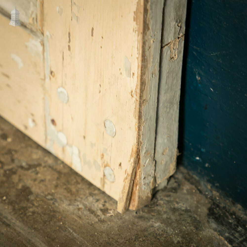 Pine Cupboard Door, Small Moulded Panel Door. photo vintage