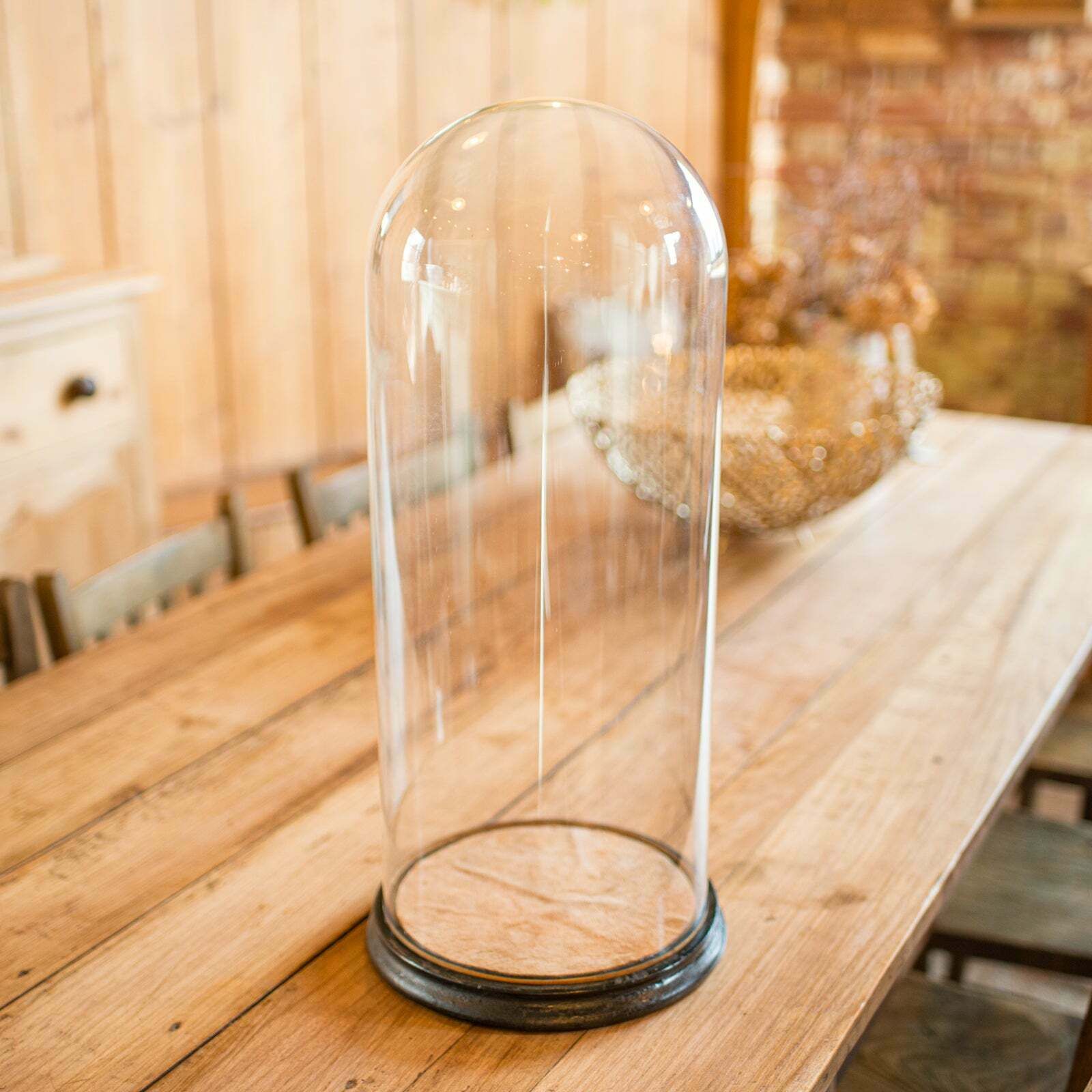 Tall Victorian Antique Taxidermy Specimen Dome, English Glass Display Case, 1870 photo for sale