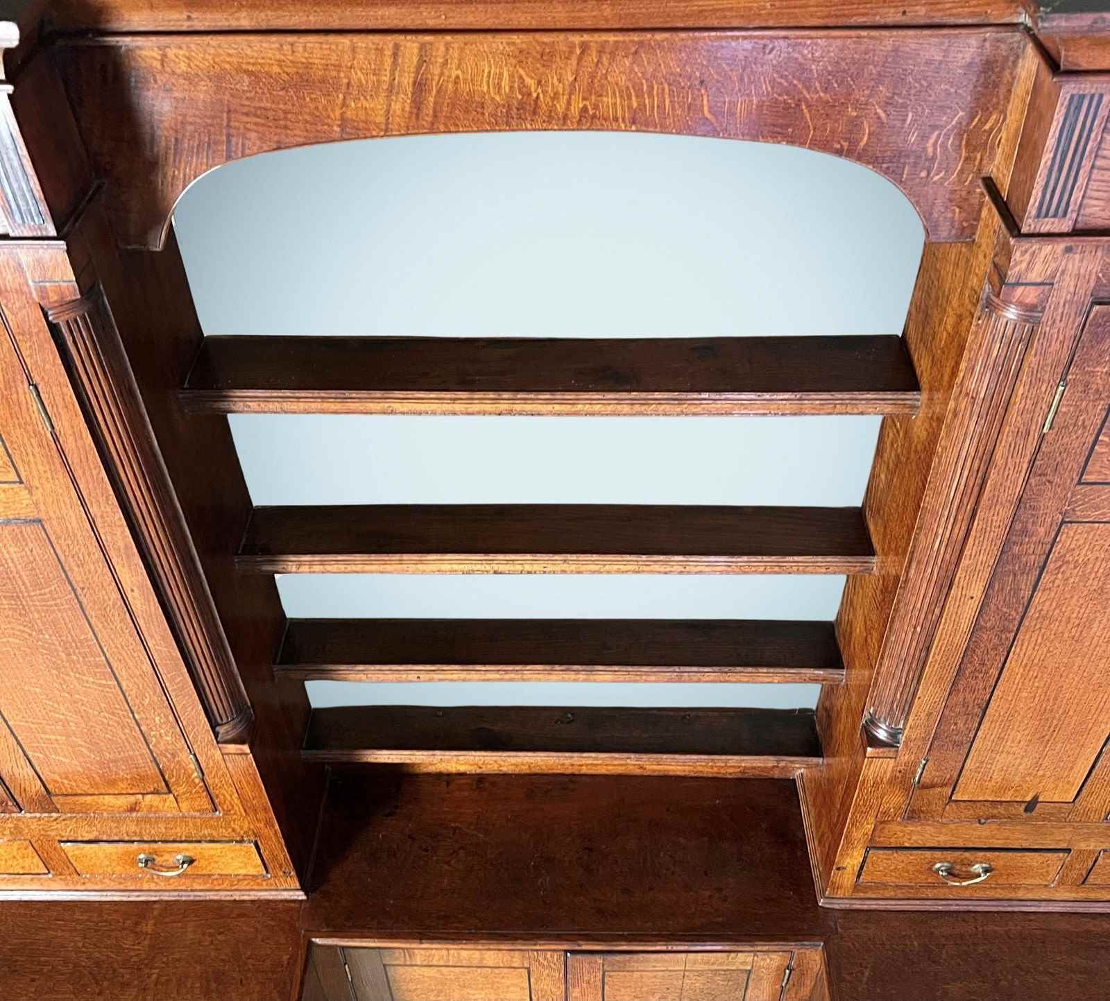A Georgian Oak Estate Or Housekeepers Cupboard photo vinterior