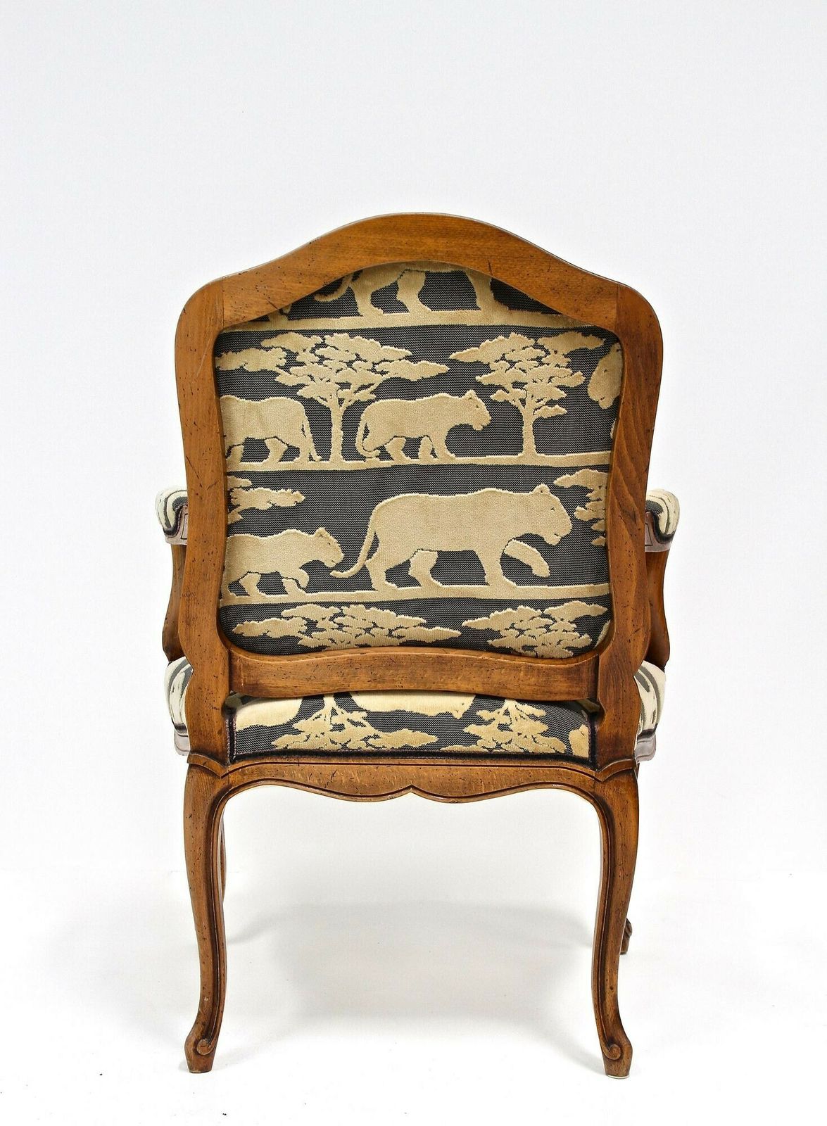Furniture 19th Century Nutwood Armchair, Handcarved, At Ca. 1880 photo