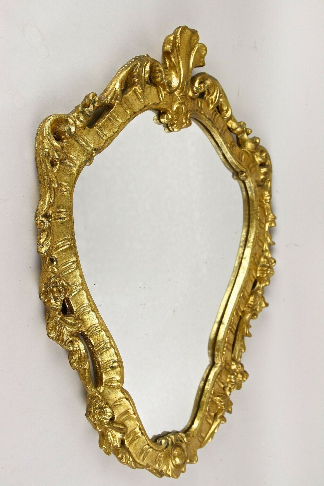 Late 18th Century Gilt Baroque Wall Mirror, Handcarved   Italy Ca. 1790 photo furniture