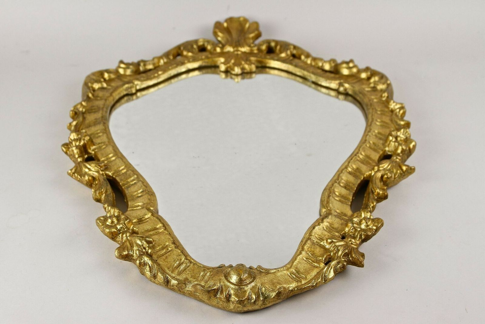 Late 18th Century Gilt Baroque Wall Mirror, Handcarved   Italy Ca. 1790 photo buy