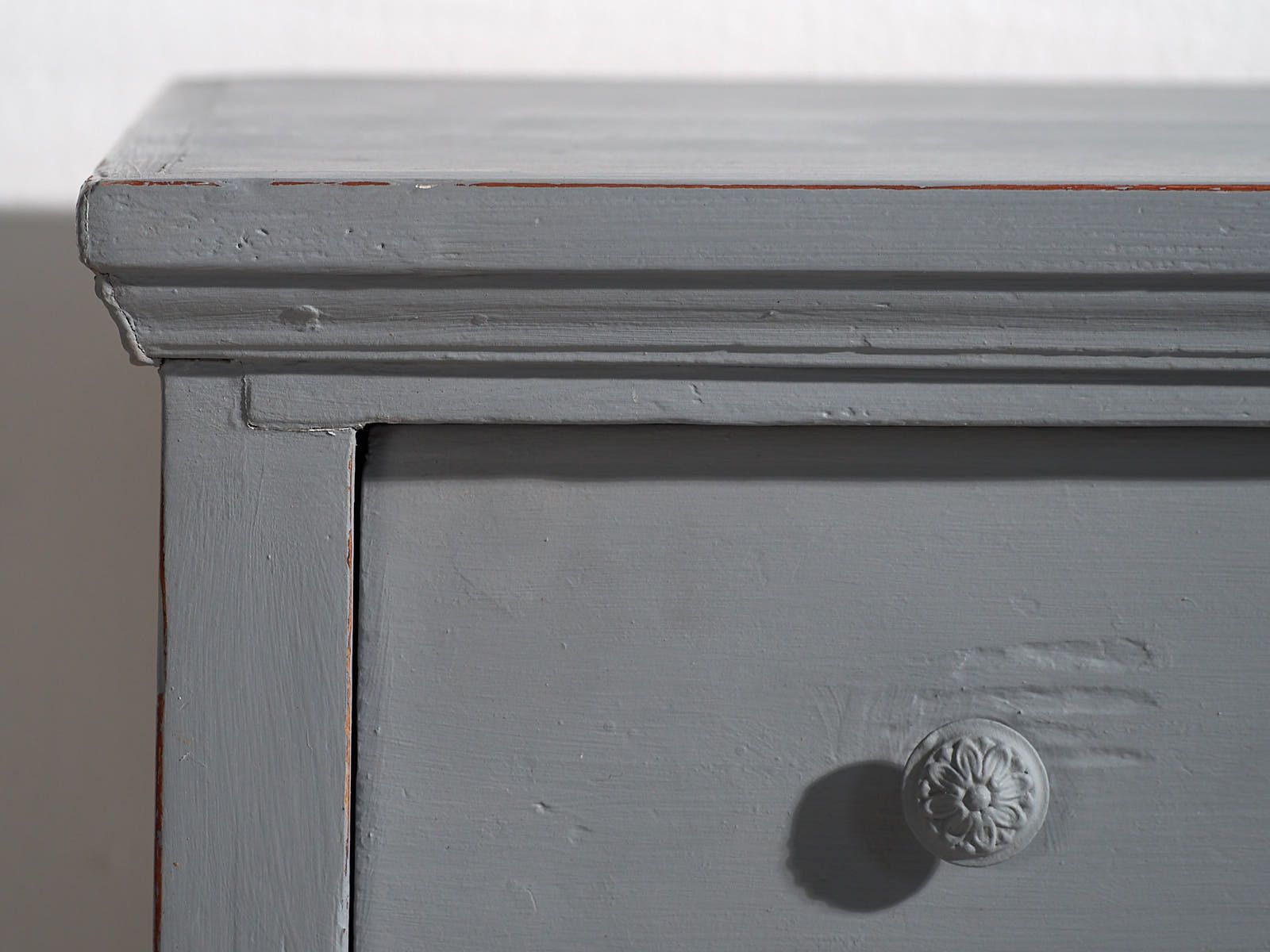 Small Antique Two Door Chest Of Drawers (C.1920) #14 photo vintage