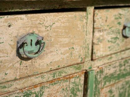 Antique Green Bedroom Dresser (C.1920) #8 photo buy