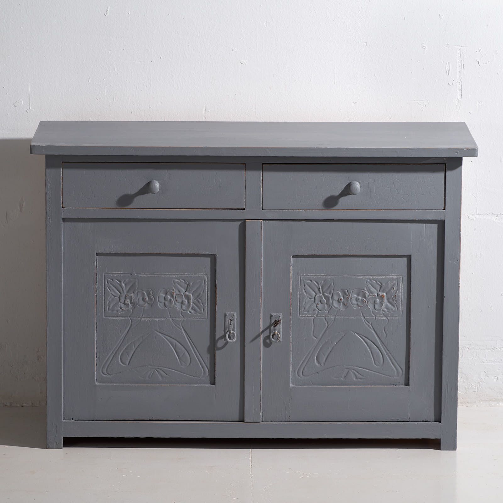 Antique Two Door Dresser (C.1920) #3 photo vinterior