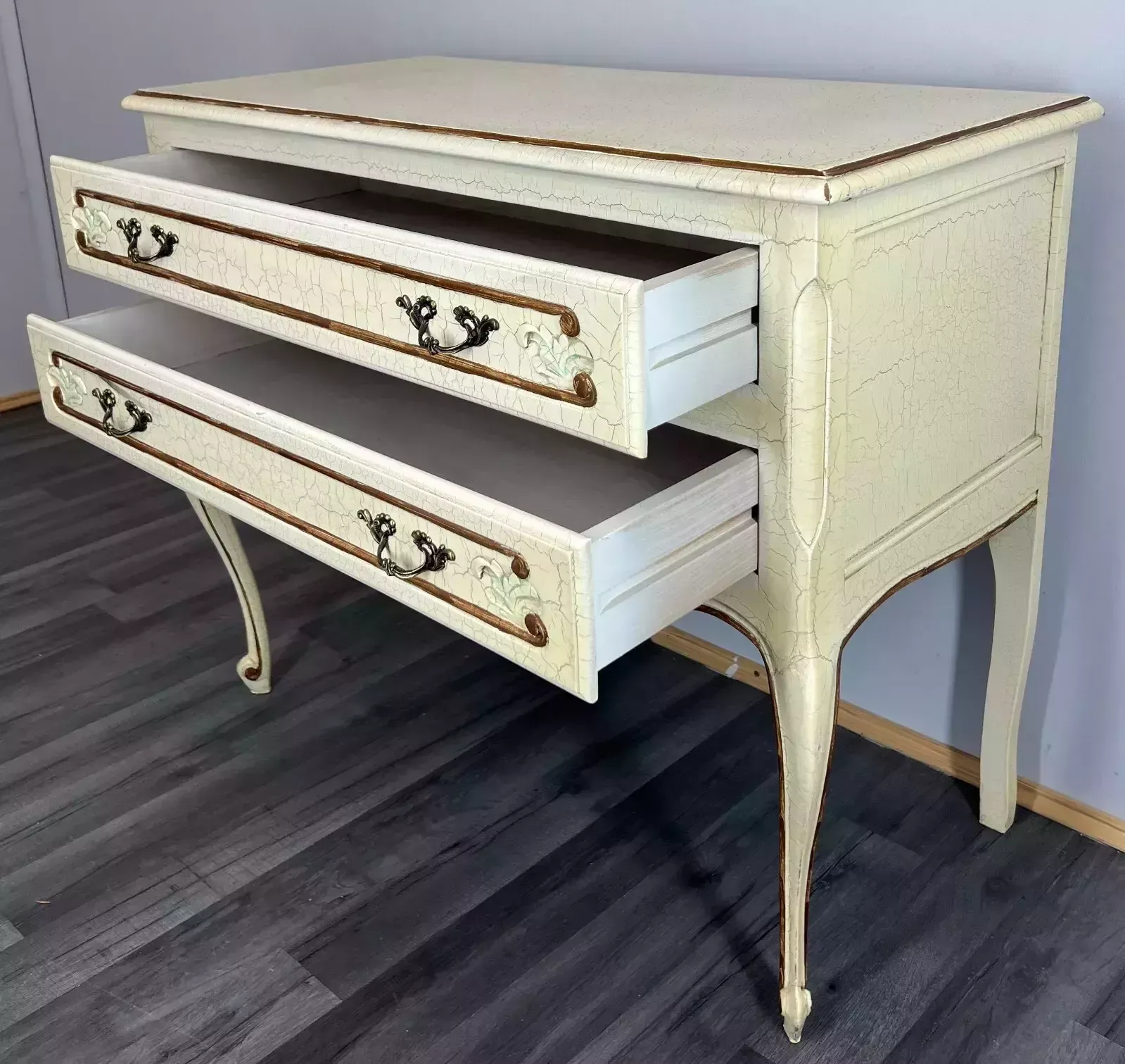 349.0 Vintage Chest Of Drawers Shabby Chic French Louis XIV / Sideboard photo