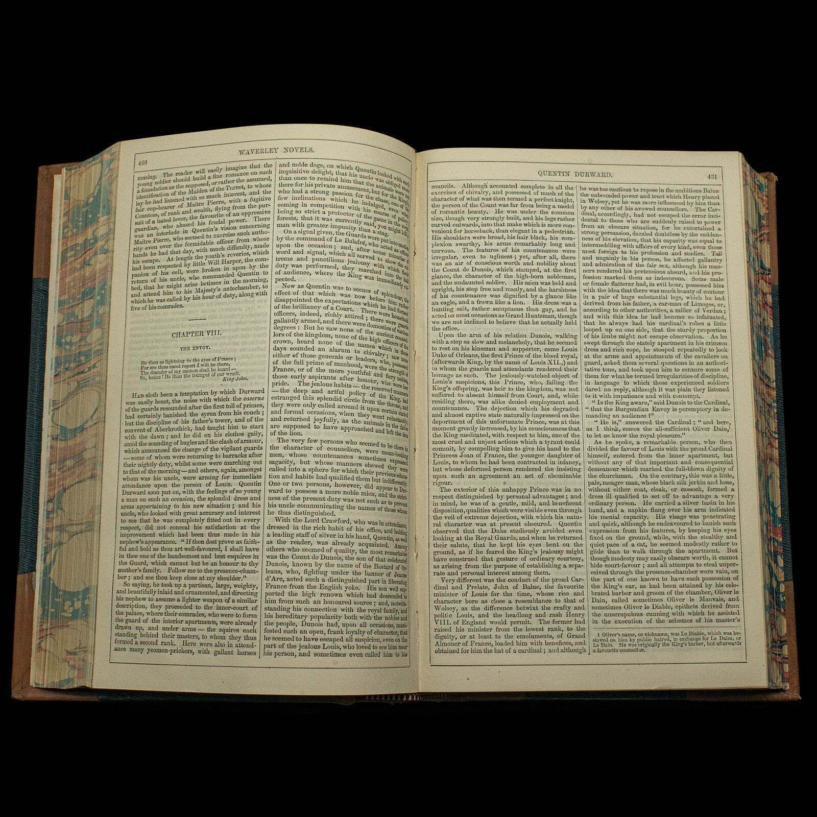 Home Decor Antique 4 Vols, Waverley Novels, Walter Scott, Scottish, Literary Set, Victorian photo