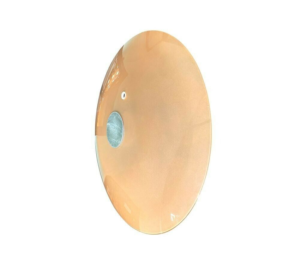 photo buy A Large Pink Concave Framed Circular Mirror In The Style Of Max Ingrand For Fontana Arte