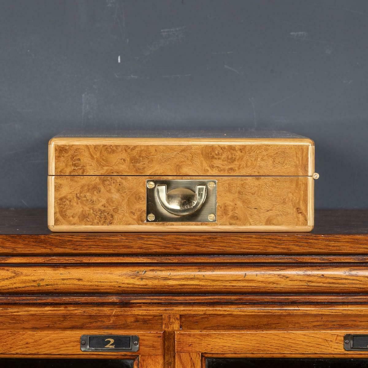 Contemporary Watch & Jewellery Box Made In Pollard Oak photo Home Decor