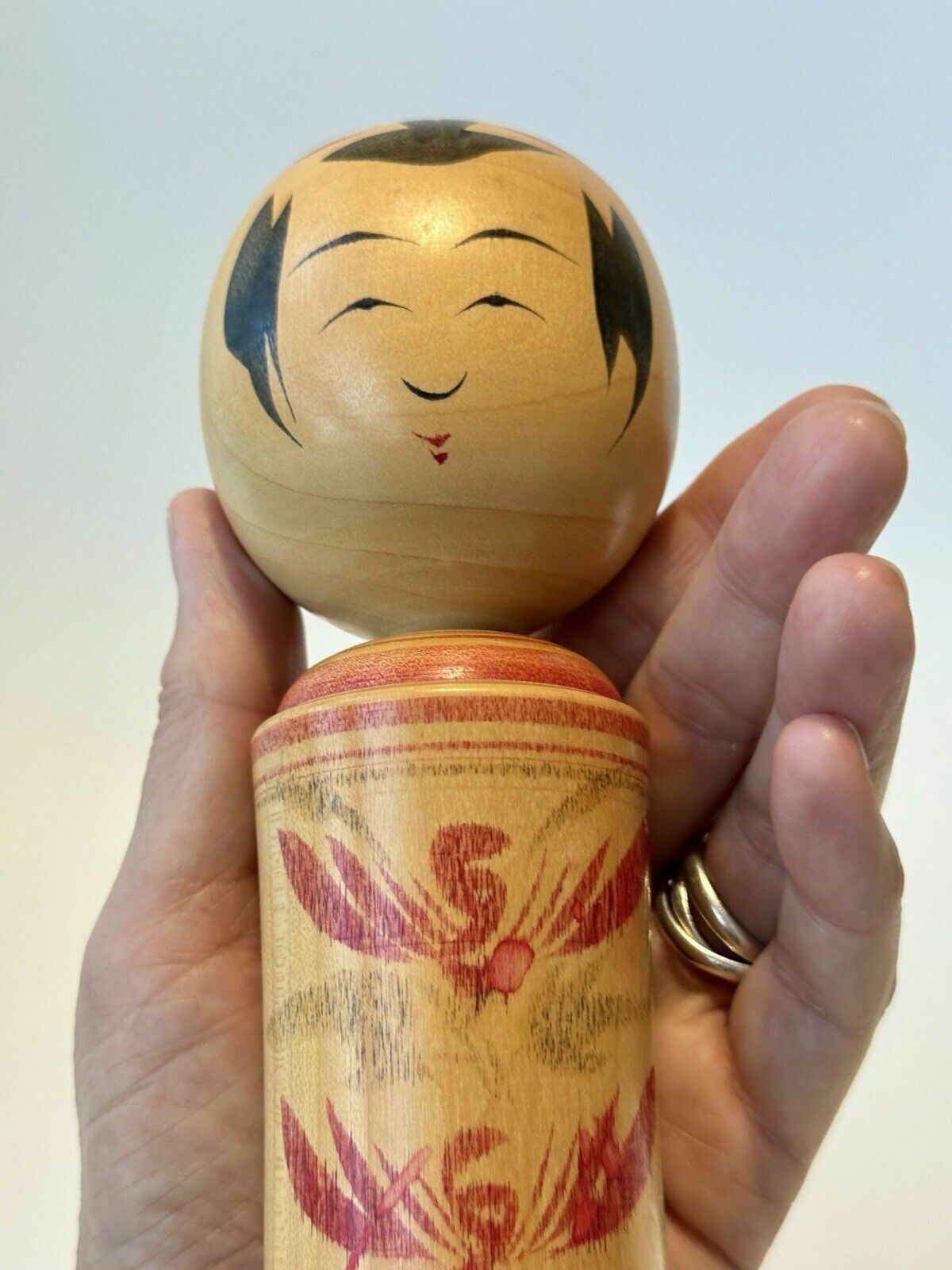 Vintage Kokeshi Doll, Naruko Kei, Miyagi Prefecture, By Takahashi Takeo photo Home Decor