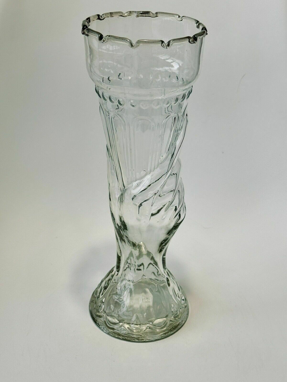 Statue Of Liberty French Antique Legras Glass Vase C1900 photo Home Decor