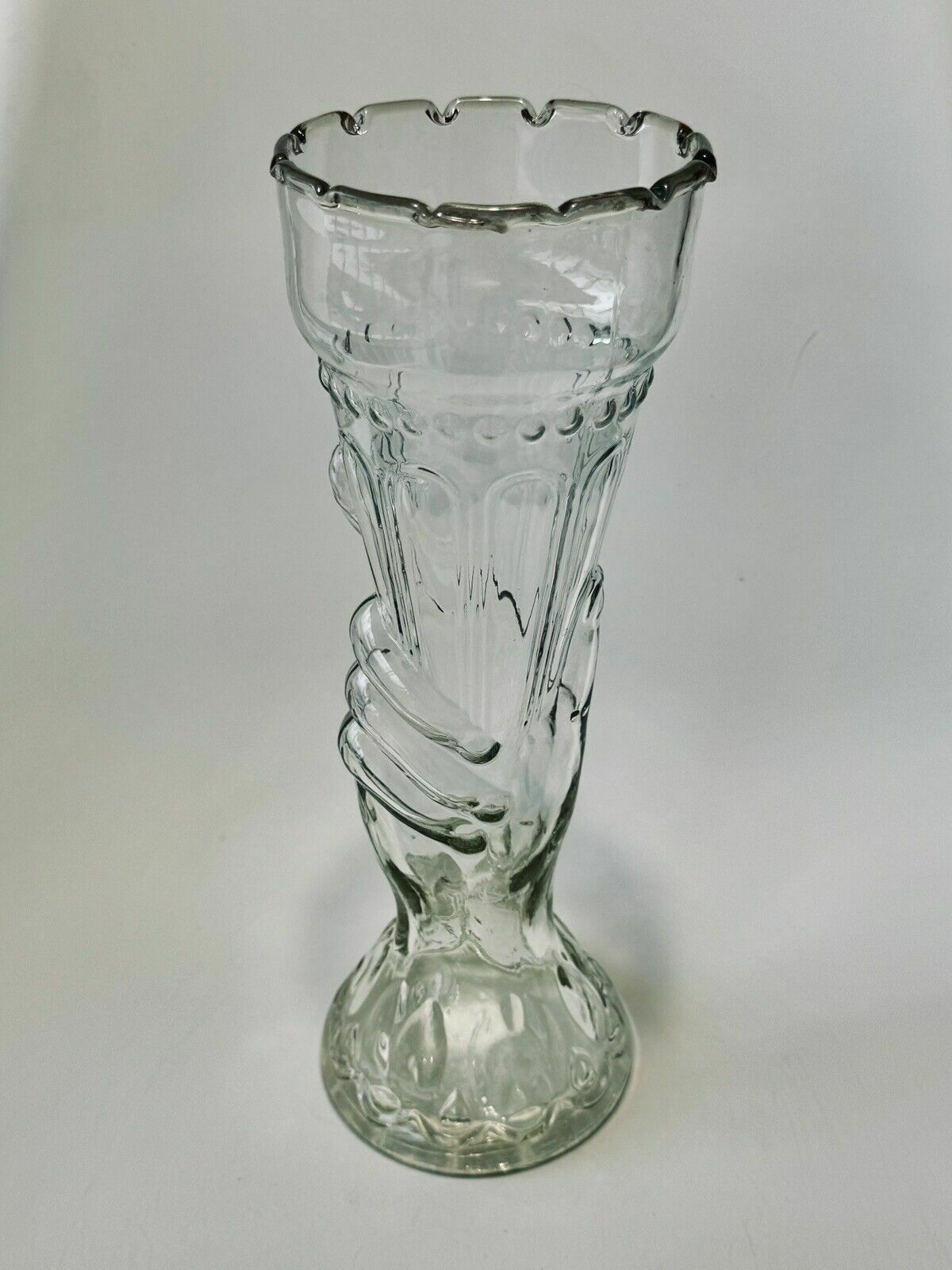 Statue Of Liberty French Antique Legras Glass Vase C1900 photo vintage