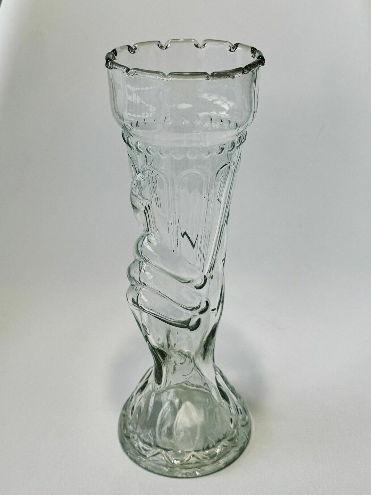 50.0 Statue Of Liberty French Antique Legras Glass Vase C1900 photo