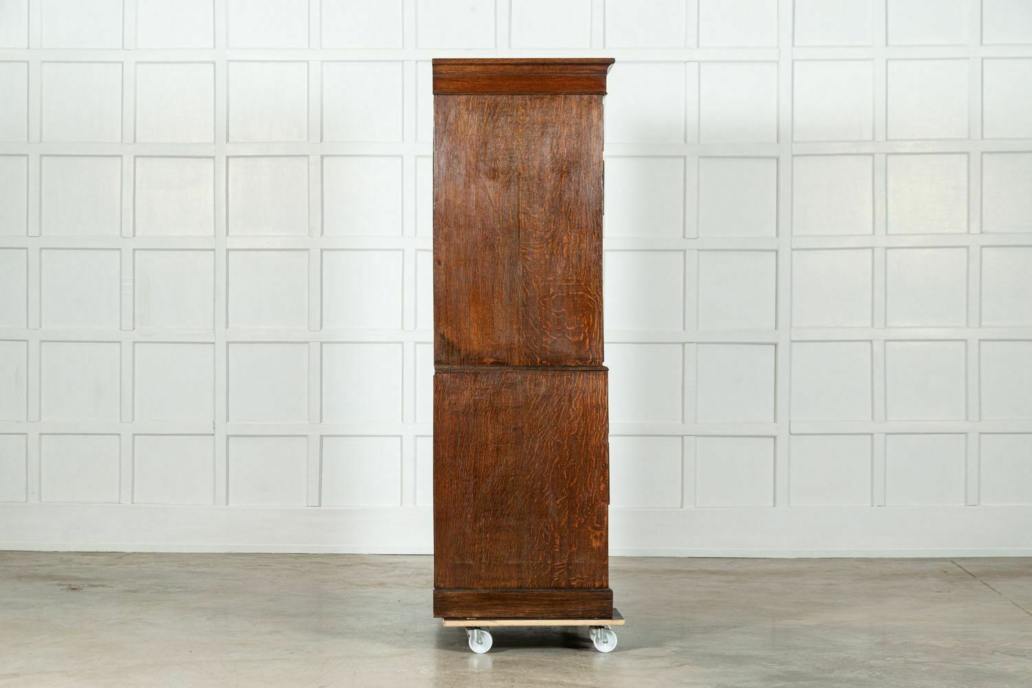 Large English Oak Tallboy Chest Drawers photo 3853.0