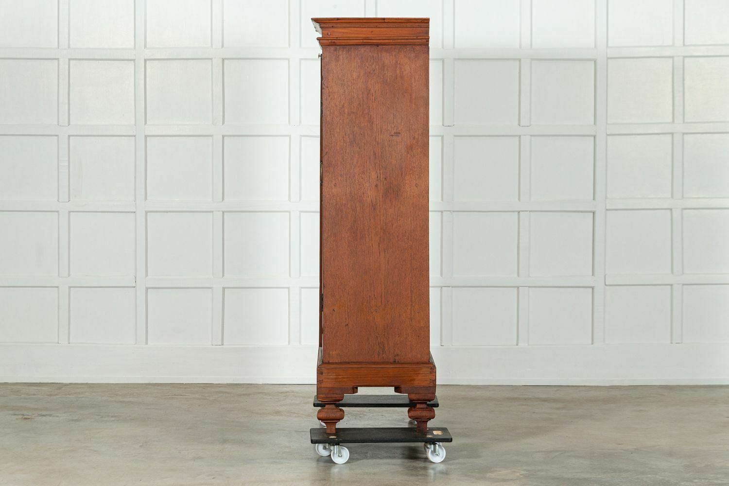 19thc Colonial Campaign Teak Armoire photo vinterior